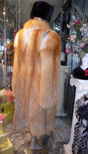 Load image into Gallery viewer, Stunning Natural Red Fox Fur Coat Warm & Light Swing Style Stroller
