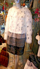 Load image into Gallery viewer, Stunning Mink & Fox Fur Combination Coat So Modern & Fashion Forward
