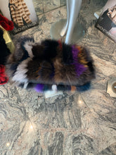 Load image into Gallery viewer, Multi Color Gorgeous Fox Fur Handbag