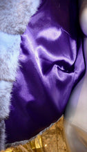 Load image into Gallery viewer, Unique Shade Blue Mink Fur Short Coat Awesome Shade!