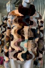Load image into Gallery viewer, Mink Fur Jacket Multi Color Sculpted Craftsmanship
