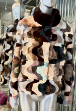 Load image into Gallery viewer, Mink Fur Jacket Multi Color Sculpted Craftsmanship
