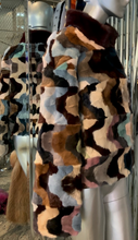 Load image into Gallery viewer, Mink Fur Jacket Multi Color Sculpted Craftsmanship
