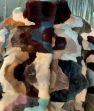 Load image into Gallery viewer, Mink Fur Jacket Multi Color Sculpted Craftsmanship
