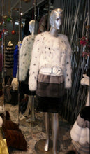 Load image into Gallery viewer, Stunning Mink &amp; Fox Fur Combination Coat  So Modern &amp; Fashion Forward
