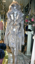 Load image into Gallery viewer, Simonetta Ravizza Designer Fox Fur Coat Reversible Luxury Fur
