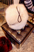 Load image into Gallery viewer, Custom Made FOX FUR MUFF Norwegian Blue Fox Fur
