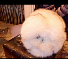Load image into Gallery viewer, Custom Made FOX FUR MUFF Norwegian Blue Fox Fur

