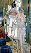 Load image into Gallery viewer, Simonetta Ravizza Designer Fox Fur Coat Reversible Luxury Fur
