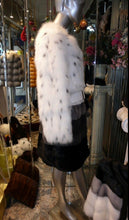 Load image into Gallery viewer, Stunning Mink &amp; Fox Fur Combination Coat  So Modern &amp; Fashion Forward
