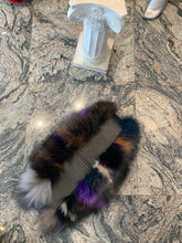 Load image into Gallery viewer, Multi Color Gorgeous Fox Fur Handbag
