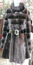 Load image into Gallery viewer, Exquisite Mink Fur Stroller Coat Swing Style Hemline Luxury Fur
