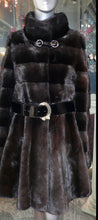 Load image into Gallery viewer, Exquisite Mink Fur Stroller Coat Swing Style Hemline Luxury Fur
