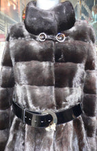 Load image into Gallery viewer, Exquisite Mink Fur Stroller Coat Swing Style Hemline Luxury Fur
