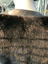 Load image into Gallery viewer, Ranch Mink Stroller with Leather Neckline &amp; Details
