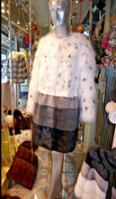 Load image into Gallery viewer, Stunning Mink &amp; Fox Fur Combination Coat  So Modern &amp; Fashion Forward
