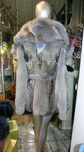Load image into Gallery viewer, Simonetta Ravizza Designer Fox Fur Coat Reversible Luxury Fur
