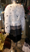 Load image into Gallery viewer, Stunning Mink &amp; Fox Fur Combination Coat  So Modern &amp; Fashion Forward
