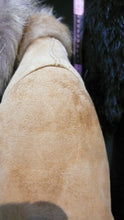 Load image into Gallery viewer, Warm Genuine Shearling Fur Coat Rust Tan ITALY--Shasa Designer
