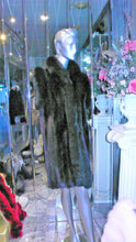 Load image into Gallery viewer, Ranch Mink Fur Long Vest with Black Fox Fur Tuxedo and Trim
